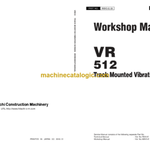 Hitachi VR512 Track Mounted Vibration Screen Workshop Manual