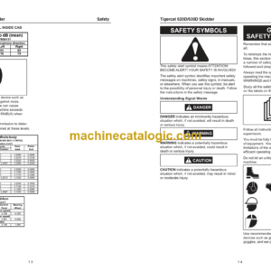 Tigercat 620D Skidder Service Manual (6205201 – 6206200) (35006A)