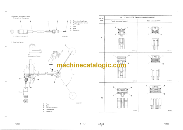 Komatsu PC650-3 PC650LC-3 PC650SE-3 Hydraulic Excavator Shop Manual (SEBM02090307)