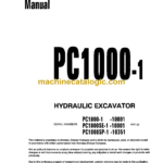 Komatsu PC1000-1 Hydraulic Excavator Field Assembly Manual (SEAW021N0103)