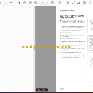 Komatsu PC60-7 Hydraulic Excavator Shop Manual (SEBM010911)