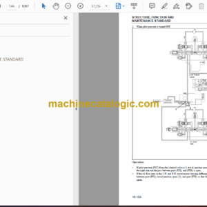 Komatsu PC350LC-8 PC350HD-8 Hydraulic Excavator Shop Manual (CEBM007501)