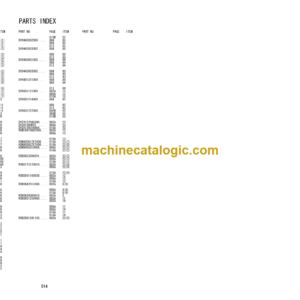 Hitachi CV62F, CV62X, CV62H Vibratory Rammer Parts Catalog