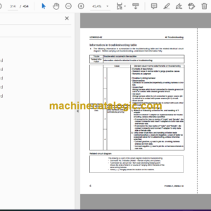 Komatsu PC290LC-8 PC290NLC-8 Hydraulic Excavator Shop Manual (UEN00001-03)