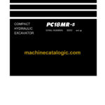 Komatsu PC18MR-5 Hydraulic Excavator Shop Manual (SEN06803-04)
