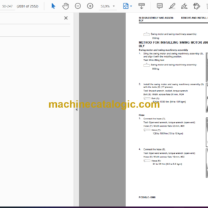 Komatsu PC500LC-10M0 Hydraulic Excavator Shop Manual (SEN06637-03)