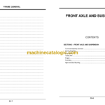 Hitachi EH4500-2, EH5000 TS22001 Rigid Dump Truck Dimensions Manual
