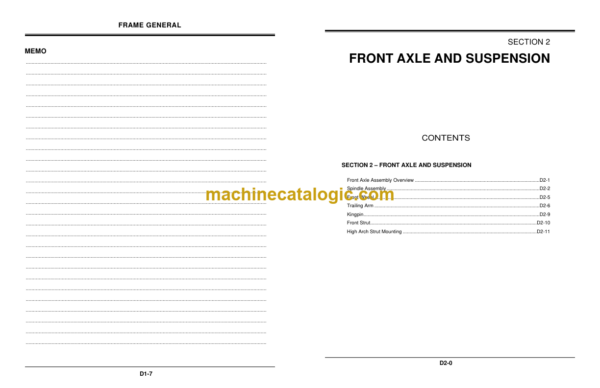 Hitachi EH4500-2, EH5000 TS22001 Rigid Dump Truck Dimensions Manual