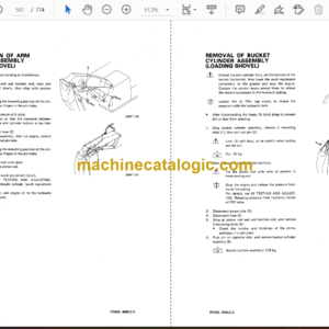 Komatsu PC400-3 PC400LC-3 Hydraulic Excavator Shop Manual (SEBM02080307)