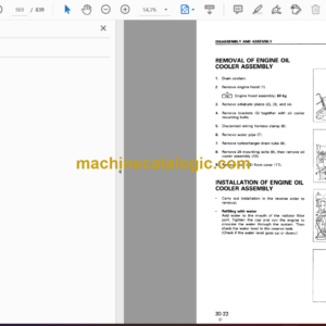 Komatsu PC1100-6 PC1100SP-6 PC1100LC-6 Hydraulic Excavator Shop Manual (SEBM014207)