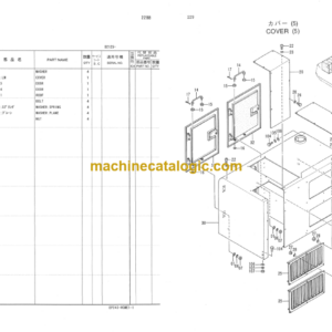 Hitachi CX500 HCME Spec. Crawler Crane Serial No.02125- Parts Catalog