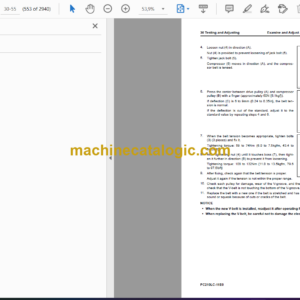 Komatsu PC210LC-11E0 Hydraulic Excavator Shop Manual (SEN06965-00)