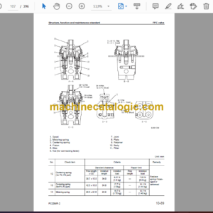 Komatsu PC20MR-2 Galeo Hydraulic Excavator Shop Manual (SEBM0037001)