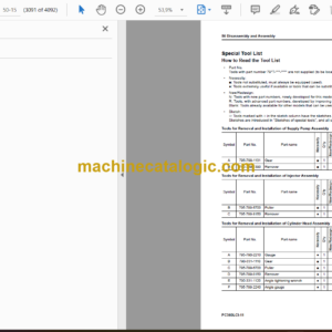 Komatsu PC360LCi-11 Hydraulic Excavator Shop Manual (SEN06883-06)