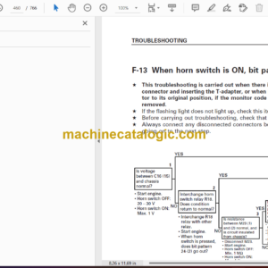 Komatsu PC600LC-6 Hydraulic Excavator Shop Manual (SEBM027100K)