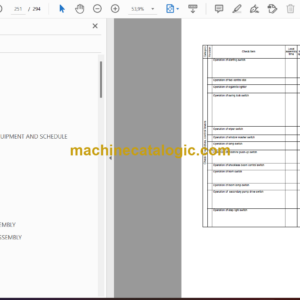 Komatsu PC1250-11R PC1250SP-11R Hydraulic Excavator Field Assembly Instruction (GEN00217-05)