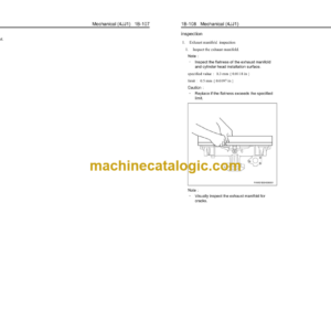 Hitachi 4JJ1 GB3 Exhaust Emission Standarts Engine Manual