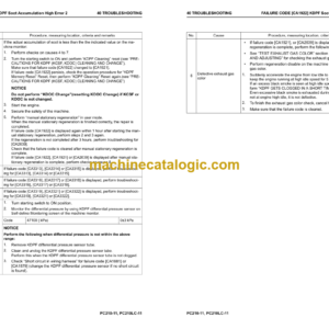 Komatsu PC210-11, PC210LC-11, PC210NLC-11, PC230NHD-11 Hydraulic Excavator Shop Manual (UENBM00362)