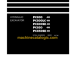 Komatsu PC800-8R PC800LC-8R PC800SE-8R PC850-8R PC850SE-8R Hydraulic Excavator Field Assembly Instruction (GEN00066-02)