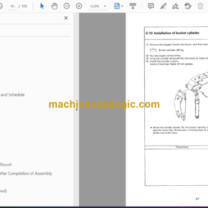 Komatsu PC800-8R PC800LC-8R PC800SE-8R PC850-8R PC850SE-8R Hydraulic Excavator Field Assembly Instruction (GEN00066-02)