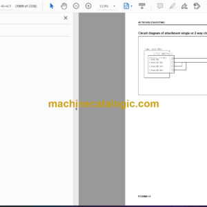 Komatsu PC88MR-11 Hydraulic Excavator Shop Manual (SEN06843-C5)