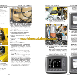 Tigercat 630E Skidder Service Manual (6304001 – 6306000) (42837AENG)