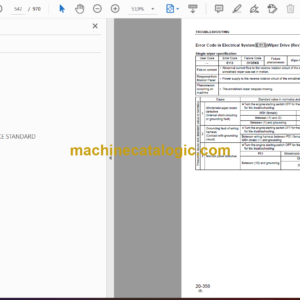 Komatsu PC1250-7 PC1250SP-7 PC1250LC-7 Hydraulic Excavator Shop Manual (SEBM027312)