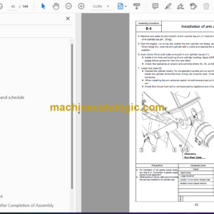 Komatsu PC500LC-10M0 PC500LC-10R Hydraulic Excavator Field Assembly Instruction (GEN00181-04)