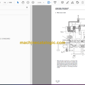 Komatsu PC78UU-6 PC78US-6 Hydraulic Excavator Shop Manual (SEBM025119)