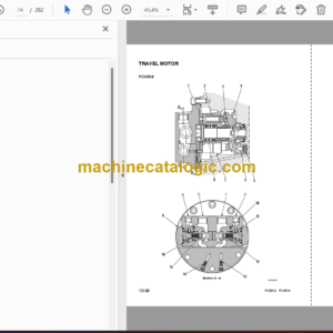 Komatsu PC35R-8 PC45R-8 Hydraulic Excavator Shop Manual (WEBM000301)