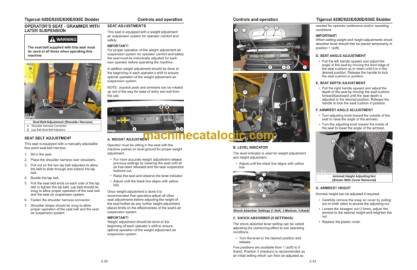 Tigercat 630E Skidder Service Manual (6304001 - 6306000) (42837AENG)