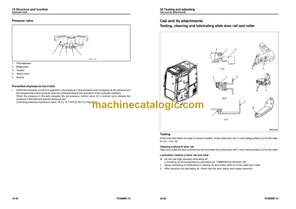 Komatsu PC88MR-10 Hydraulic Excavator Shop Manual (WENBM00050)