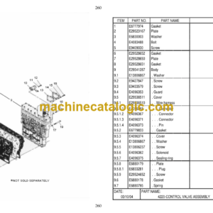 Hitachi EH700-2 Sidmar Parts Catalog