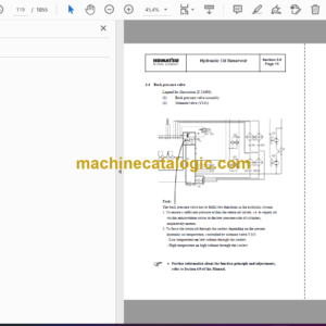 Komatsu PC4000E-6 Hydraulic Mining Shovel Shop Manual (08165E-GB-3)