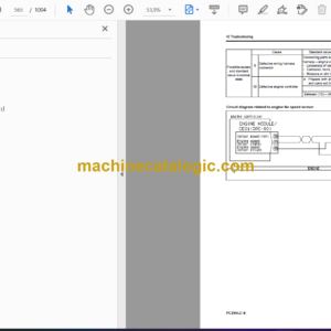 Komatsu PC290LC-8 Hydraulic Excavator Shop Manual (SEN06728-04)