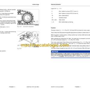 Komatsu PC8000E-11 Hydraulic Mining Excavator Shop Manual (12121-xE-GB-0)