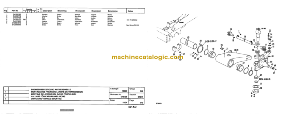 Hitachi EH4000 401AD Parts Catalog