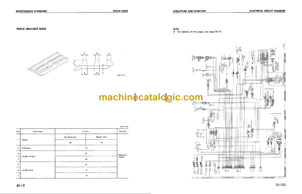 Komatsu PC200-6 Hydraulic Excavator Shop Manual (SEBM010201K)