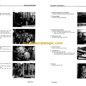 Komatsu PC200 PC210-3 PC220 PC240-3 Hydraulic Excavator Shop Manual (SEBM02050309)