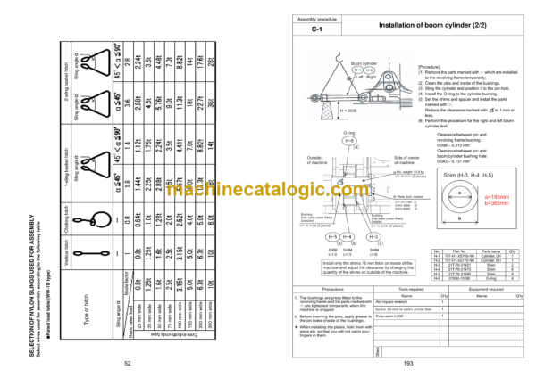 Komatsu PC2000-11 Hydraulic Excavator Field Assembly Manual (GEN00172-05)