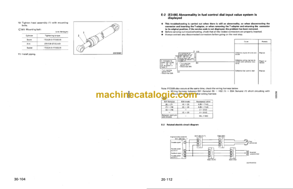 Komatsu PC100-6 PC1202-6 Hydraulic Excavator Shop Manual (SEBM003307)