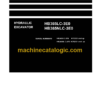 Komatsu HB365LC-3E0, HB365NLC-3E0 Hydraulic Excavator Shop Manual (UENBM00641)