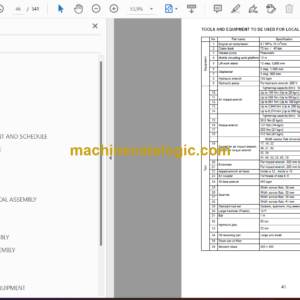 Komatsu PC2000-11 PC2000-11E0 Hydraulic Excavator Field Assembly Instruction (GEN00219-04)