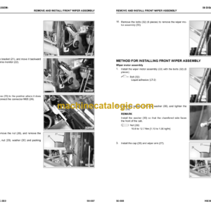 Komatsu HB365LC-3E0, HB365NLC-3E0 Hydraulic Excavator Shop Manual (UENBM00641)