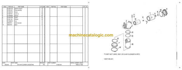 Hitachi EH700-2 Sidmar Parts Catalog