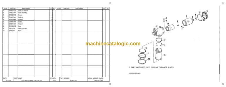 Hitachi EH700-2 Sidmar Parts Catalog