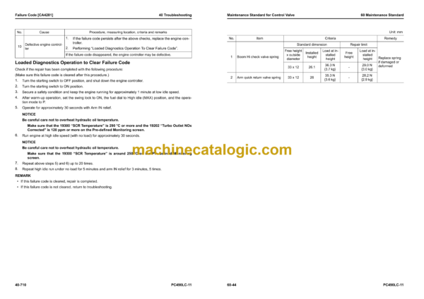 Komatsu PC490LC-11 Hydraulic Excavator Shop Manual (SEN06738-07)