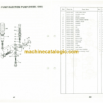 Hitachi FL90 4BB1 Engine Parts Catalog