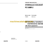 Komatsu PC18MR-3 Hydraulic Excavator Shop Manual (SEN04306-06)