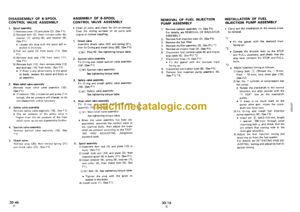 Komatsu PC50UU-1 Hydraulic Excavator Shop Manual (SEBM020U0104)